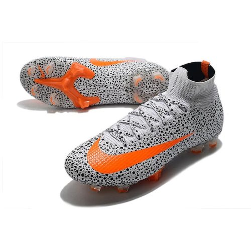 Zapatos Nike Mercurial Superfly 7 CR7 Elite DF FG -Negro Blanco Naranja_6.jpg